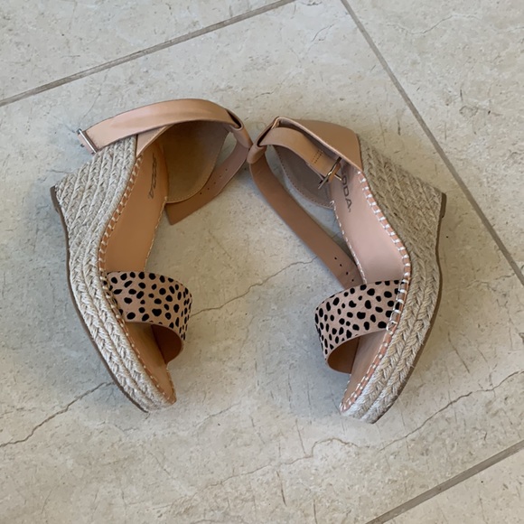 Soda cheetah print espadrilles wedge heels - Picture 4 of 7